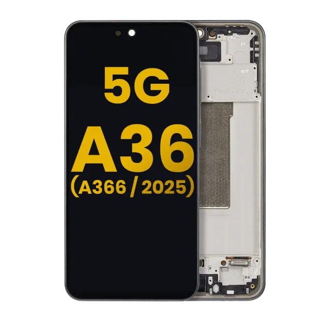 OLED displej s rámečkem pro Samsung Galaxy A36 5G (A366 / 2025) (repasovaný) (černá)