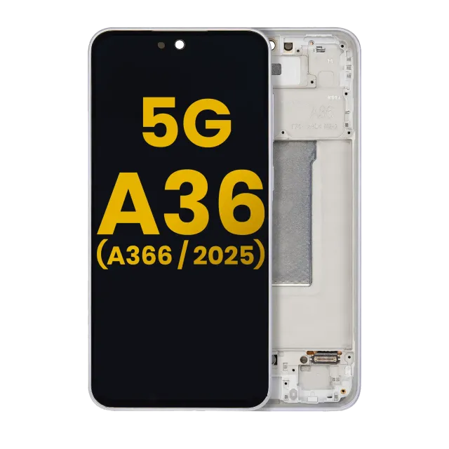 OLED displej s rámečkem pro Samsung Galaxy A36 5G (A366 / 2025) (repasovaný) (Lime)