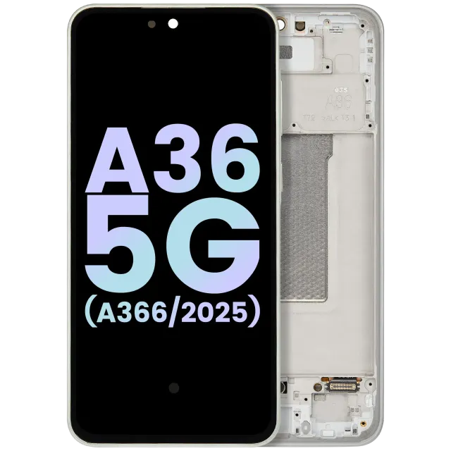 OLED displej s rámečkem pro Samsung Galaxy A36 5G (A366 / 2025) (Service Pack) (Lime)