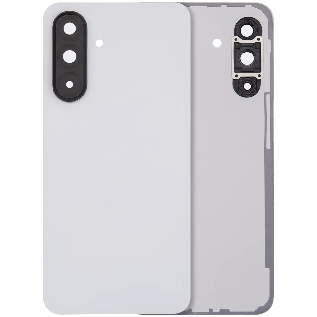Zadní sklo se sklíčkem kamery pro Samsung Galaxy A36 5G (A366 / 2025) (bez loga) (Aftermarket Plus) (bílá)