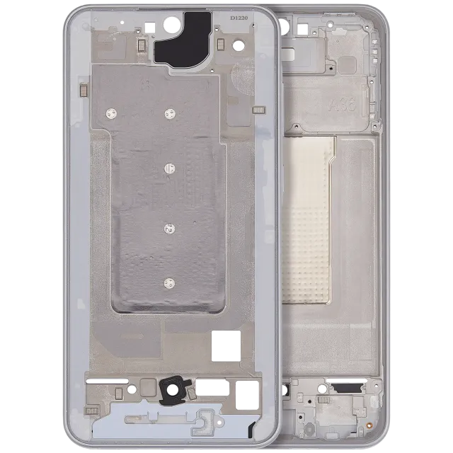 Střední rám (housing) pro Samsung Galaxy A36 5G (A366 / 2025) (bílá)