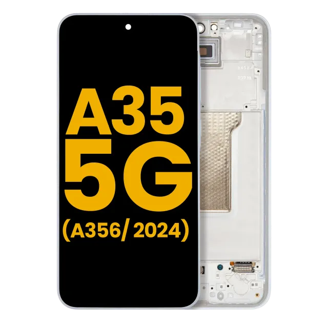 OLED displej s rámečkem pro Samsung Galaxy A35 5G (A356 / 2024) (repasovaný) (Iceblue)