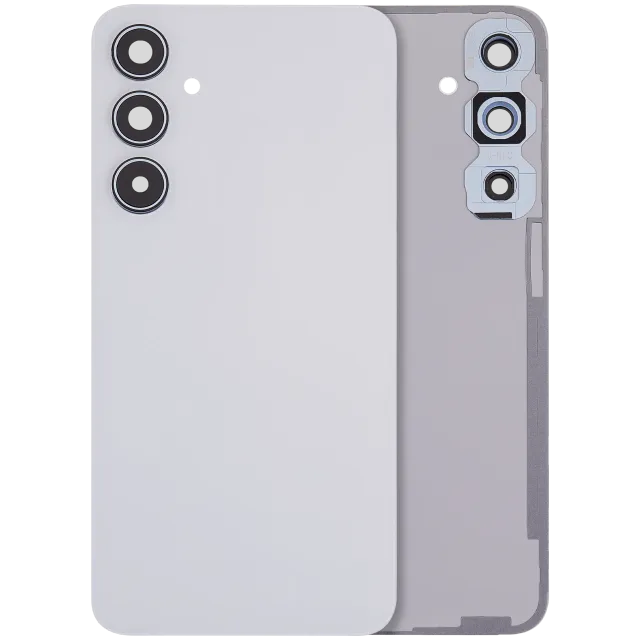 Zadní sklo se sklíčkem kamery pro Samsung Galaxy A35 5G (A356 / 2024 (bez loga) (Aftermarket Plus) (Iceblue)