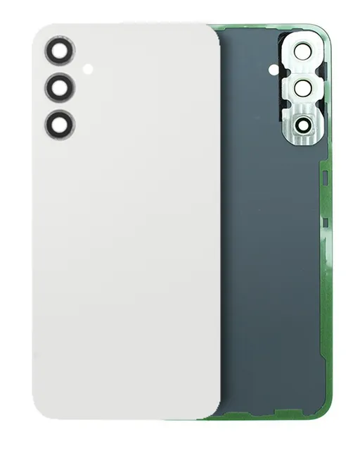 Zadní sklo se sklíčkem kamery pro Samsung Galaxy A34 5G (A346 / 2023) (Service Pack) (stříbrná)