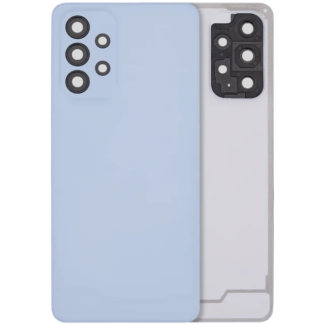 Zadní kryt se sklíčkem kamery pro Samsung Galaxy A33 5G (A336 / 2022) (bez loga) (Aftermarket Plus) (modrá)