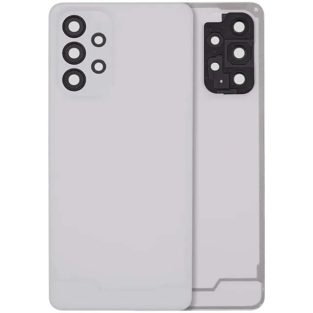 Zadní kryt se sklíčkem kamery pro Samsung Galaxy A33 5G (A336 / 2022) (bez loga) (Aftermarket Plus) (bílá)