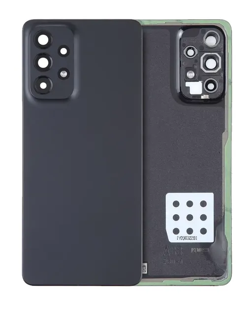 Zadní sklo se sklíčkem kamery pro Samsung Galaxy A33 5G (A336 / 2022) (Service Pack) (černá)