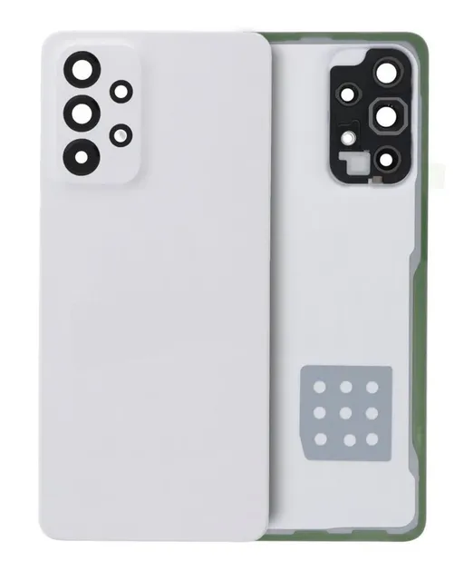Zadní sklo se sklíčkem kamery pro Samsung Galaxy A33 5G (A336 / 2022) (Service Pack) (bílá)