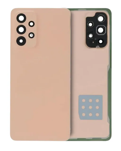 Zadní sklo se sklíčkem kamery pro Samsung Galaxy A33 5G (A336 / 2022) (Service Pack) (Peach)