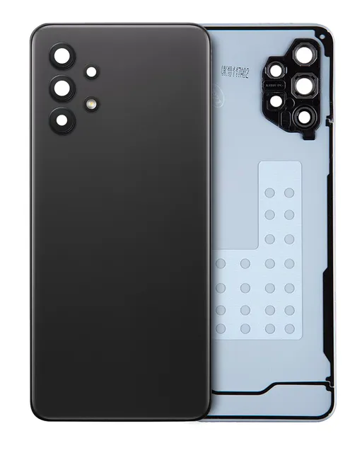 Zadní sklo se sklíčkem kamery pro Samsung Galaxy A32 5G (A326 / 2021) (Service Pack) (černá)