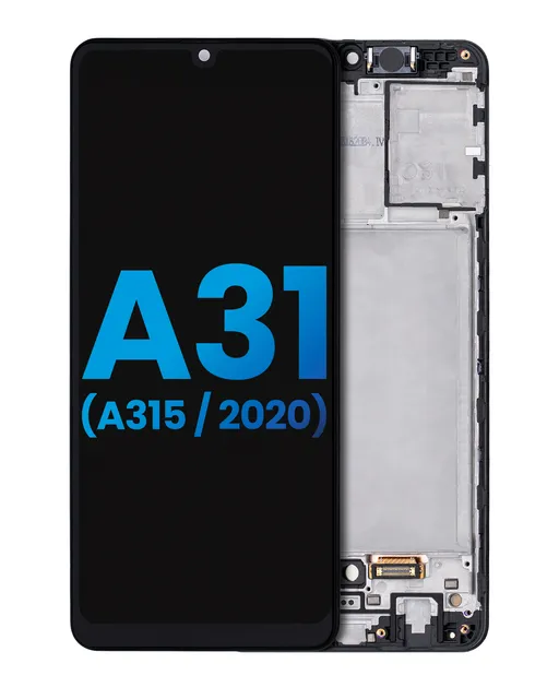 LCD displej s rámečkem (Without Finger Print Sensor) pro Samsung Galaxy A31 (A315 / 2020) (Aftermarket: Incell) (všechny barvy)