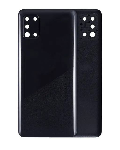 Zadní sklo se sklíčkem kamery pro Samsung Galaxy A31 (A315 / 2020) (Aftermarket Plus) (Prism Crush Black)