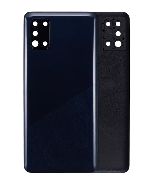 Zadní sklo se sklíčkem kamery pro Samsung Galaxy A31 (A315 / 2020) (Aftermarket Plus) (Prism Crush Blue)