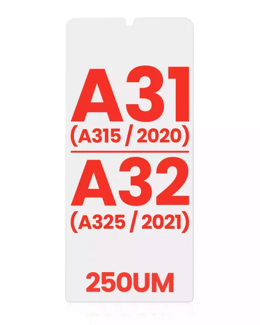 OCA lepicí vrstva pro Samsung Galaxy A31 (A315 / 2020) / A32 (A325 / 2021) (balení 10 ks) (250um)