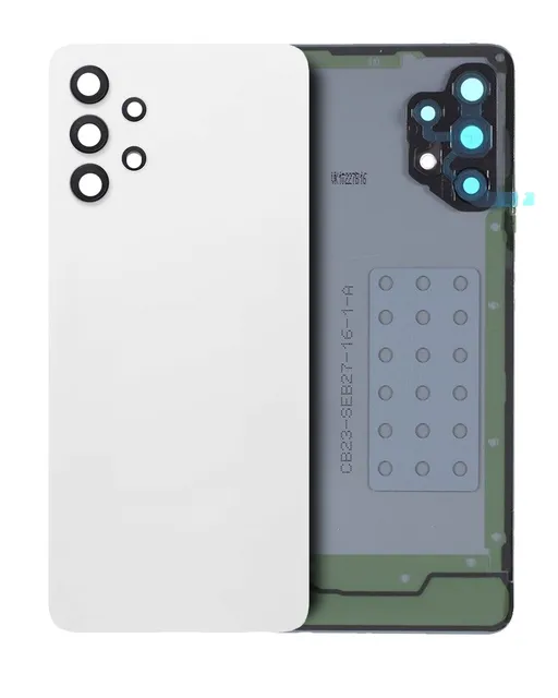 Zadní sklo se sklíčkem kamery pro Samsung Galaxy A32 4G (A325 / 2021) (Service Pack) (bílá)