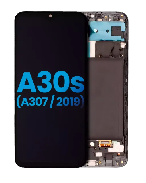 LCD displej s rámečkem (Without Finger Print Sensor) pro Samsung Galaxy A30s (A307 / 2019) (Aftermarket: Incell) (všechny barvy)