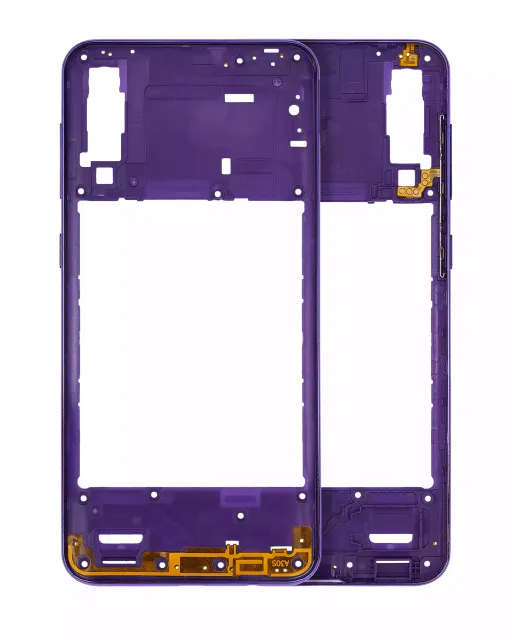 Střední rám (housing) pro Samsung Galaxy A30s (A307 / 2019) (Aftermarket Plus) (Prism Crush Violet)