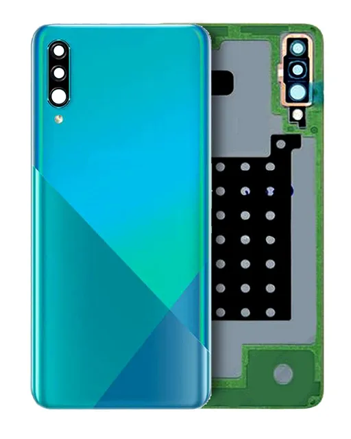 Zadní sklo se sklíčkem kamery pro Samsung Galaxy A30S (A307 / 2019) (Service Pack) (zelená)