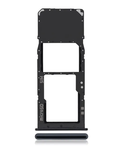 SIM šuplík (jedna SIM) pro Samsung Galaxy A30S (A307 / 2019) (černá)