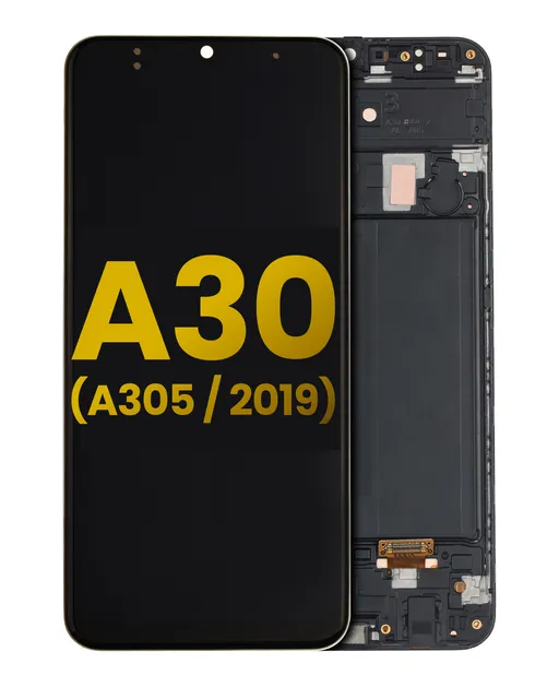 OLED displej s rámečkem pro Samsung Galaxy A30 (A305 / 2019) (repasovaný) (všechny barvy)