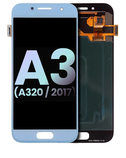 OLED displej bez rámečku pro Samsung Galaxy A3 (Service Pack) (A320 / 2017) (modrá)