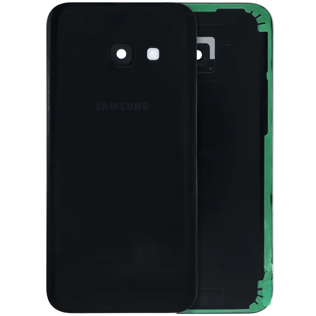 Zadní sklo se sklíčkem kamery pro Samsung Galaxy A3 (A320 / 2017) (Service Pack) (černá)