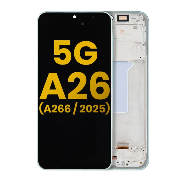 OLED displej s rámečkem pro Samsung Galaxy A26 5G (A266 / 2025) (repasovaný) (Mint)