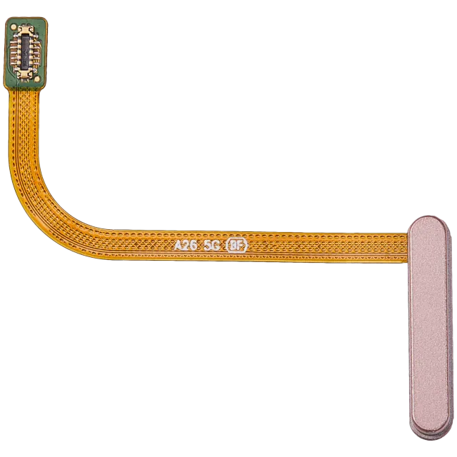 Otisků prstů čtečka s flex kabelem pro Samsung Galaxy A26 5G (A266 / 2025) (Premium) (Peach Pink)