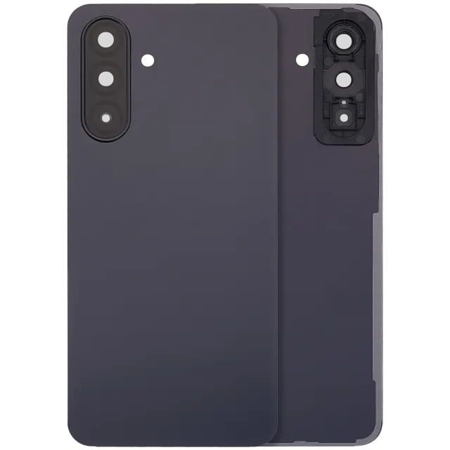 Zadní sklo se sklíčkem kamery pro Samsung Galaxy A26 5G (A266 / 2025) (bez loga) (Aftermarket Plus) (černá)