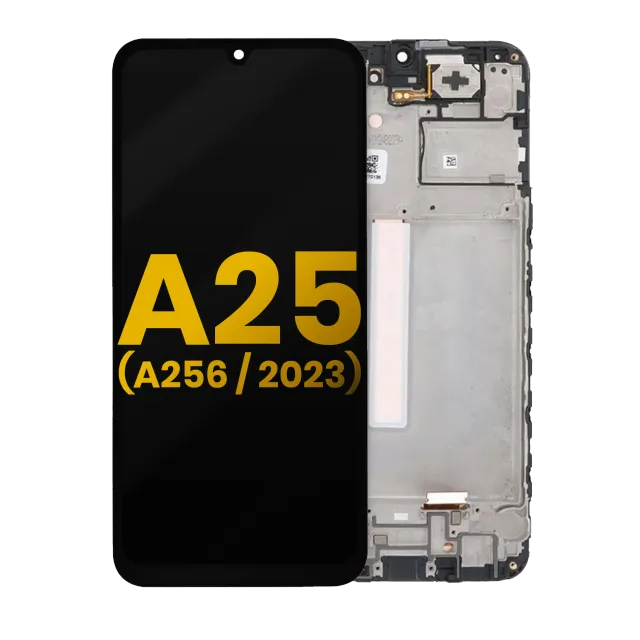 OLED displej s rámečkem pro Samsung Galaxy A25 5G (A256 / 2023) (repasovaný) (všechny barvy)