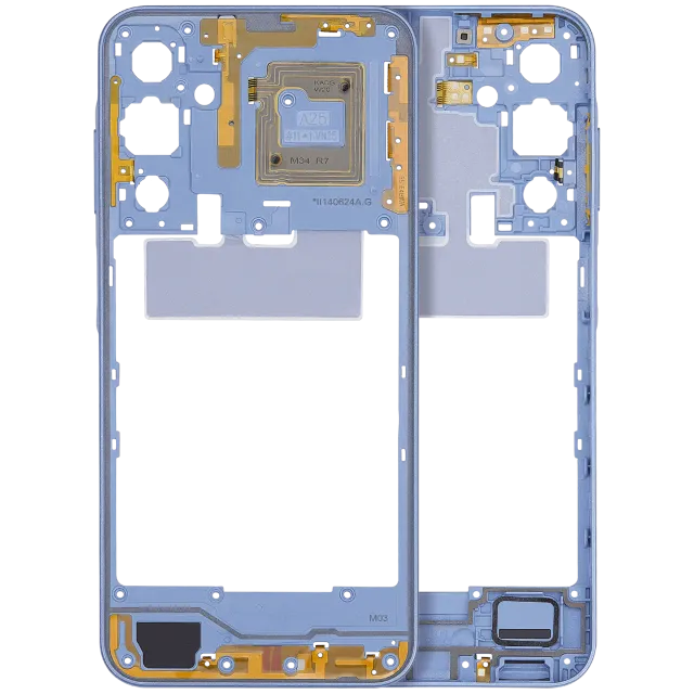 Střední rám (housing) pro Samsung Galaxy A25 5G (A256 / 2023) (Optimistic Blue)