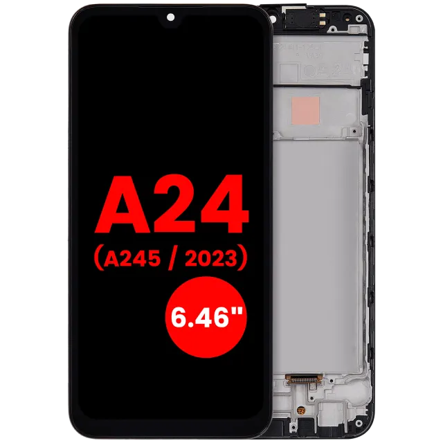 OLED displej s rámečkem pro Samsung Galaxy A24 4G (6.46") (A245 / 2023) (Aftermarket Plus) (všechny barvy)