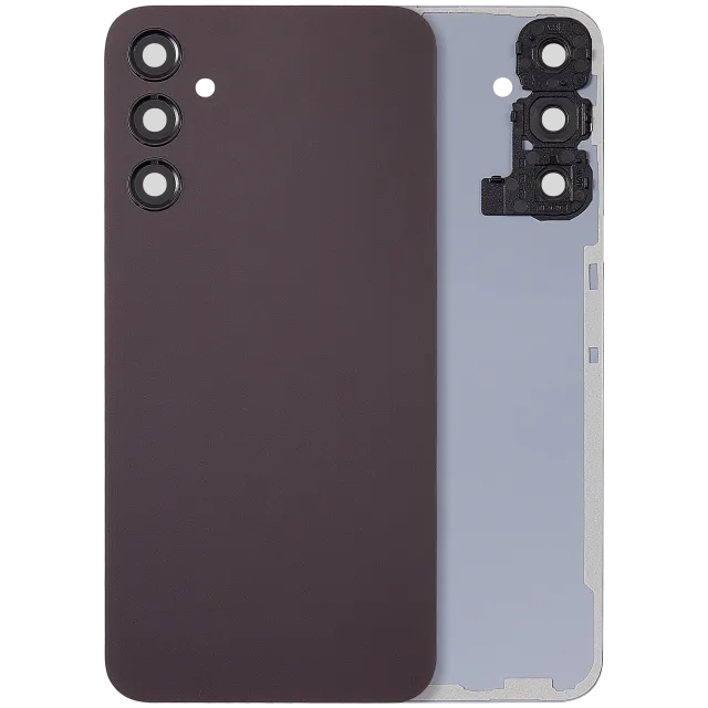 Zadní kryt se sklíčkem kamery pro Samsung Galaxy A24 (A245 / 2023) (bez loga) (Aftermarket Plus) (Dark Red)