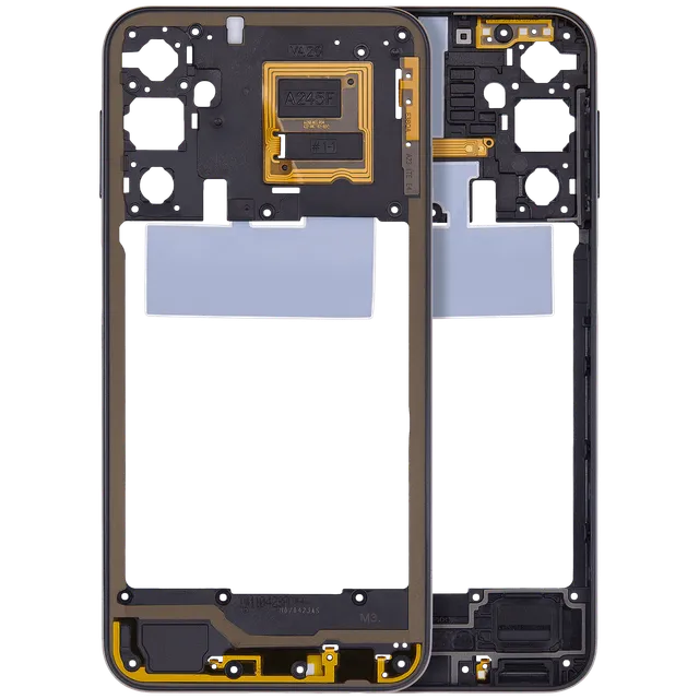 Střední rám (housing) pro Samsung Galaxy A24 4G (A245 / 2023) (černá)