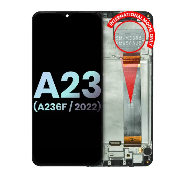 LCD displej s rámečkem pro Samsung Galaxy A23 5G (A236 / 2022) (Service Pack) (všechny barvy)