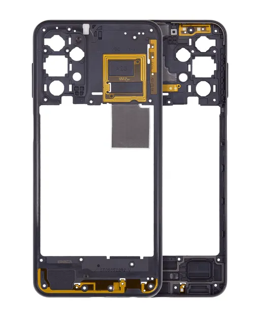 Střední rám (housing) pro Samsung Galaxy A23 (A235 / 2022) (černá)