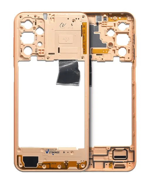Střední rám (housing) pro Samsung Galaxy A23 (A235 / 2022) (Peach)