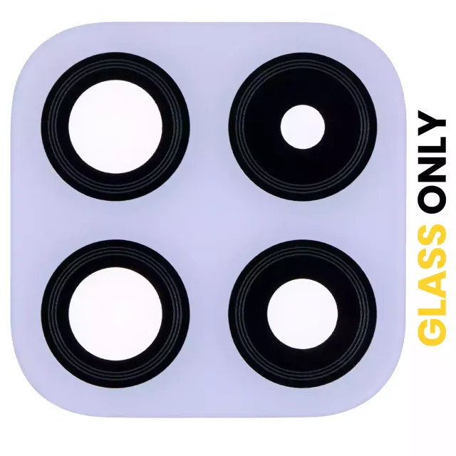 Sklíčko zadní kamery (jen sklo) s lepením pro Samsung Galaxy A22 5G (A226 / 2021) (Violet)