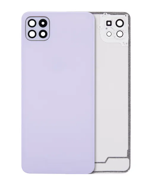 Zadní sklo se sklíčkem kamery pro Samsung Galaxy A22 5G (A226 / 2021) (Aftermarket Plus) (Violet)