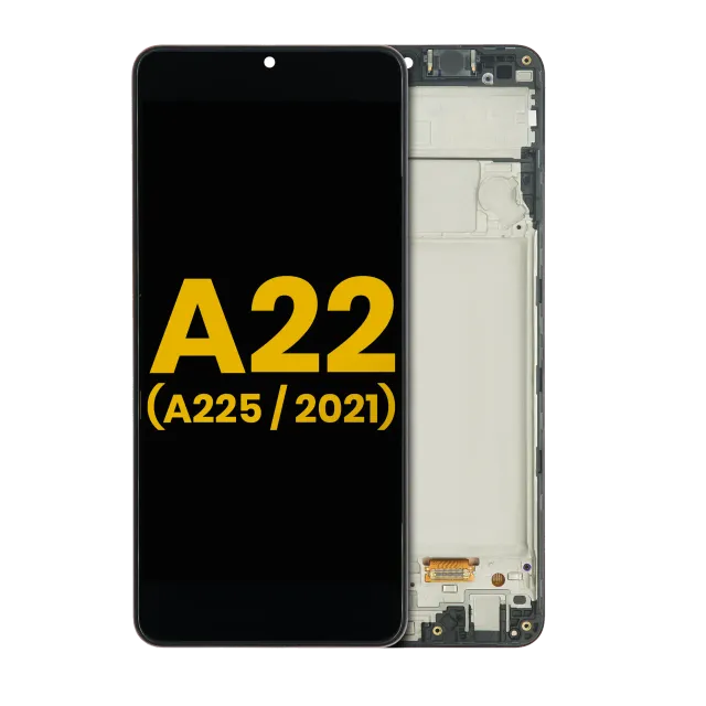 OLED displej s rámečkem pro Samsung Galaxy A22 4G (A225 / 2021) (repasovaný) (všechny barvy)