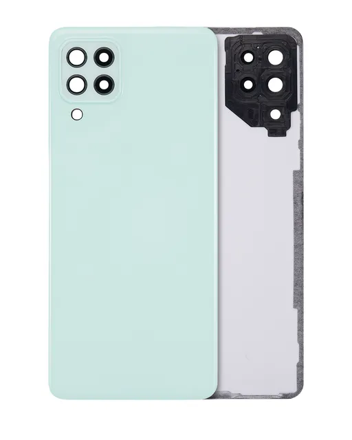 Zadní sklo se sklíčkem kamery pro Samsung Galaxy A22 4G (A225 / 2021) (Aftermarket Plus) (Mint)