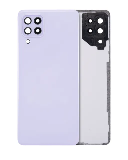 Zadní sklo se sklíčkem kamery pro Samsung Galaxy A22 4G (A225 / 2021) (Aftermarket Plus) (Violet)