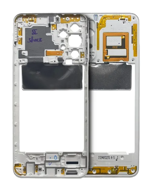 Střední rám (housing) pro Samsung Galaxy A22 4G (A225 / 2021) (bílá)