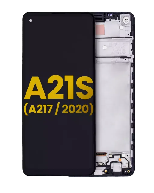 LCD displej s rámečkem pro Samsung Galaxy A21s (A217 / 2020) (repasovaný) (všechny barvy)