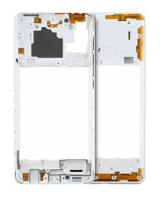 Střední rám (housing) pro Samsung Galaxy A21S (A217 / 2020) (bílá)