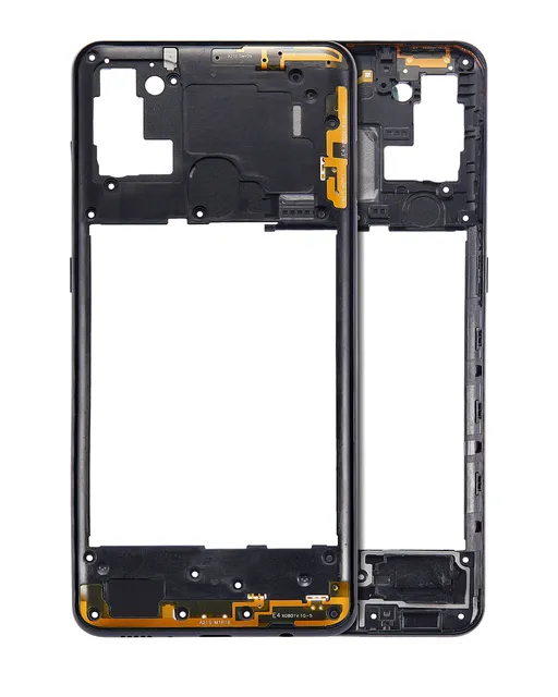 Střední rám (housing) pro Samsung Galaxy A21s (A217 / 2020) (černá)