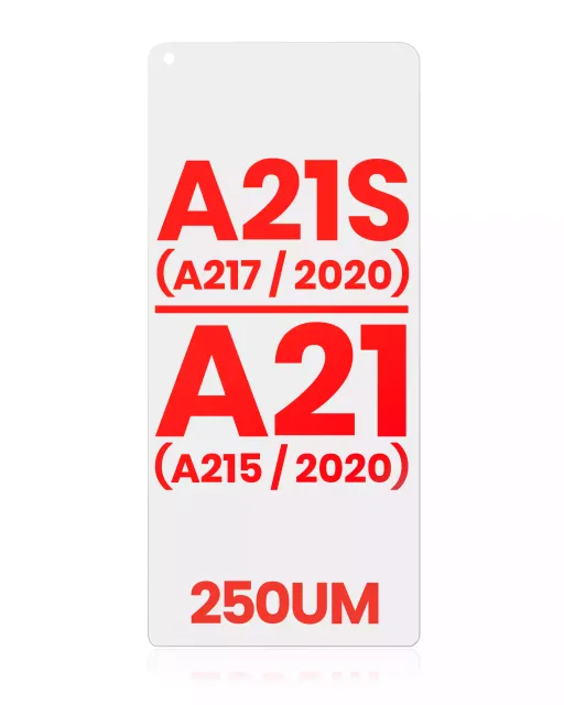 OCA lepicí vrstva pro Samsung Galaxy A21S (A217 / 2020) / A21 (A215 / 2020) (balení 10 ks) (250um)
