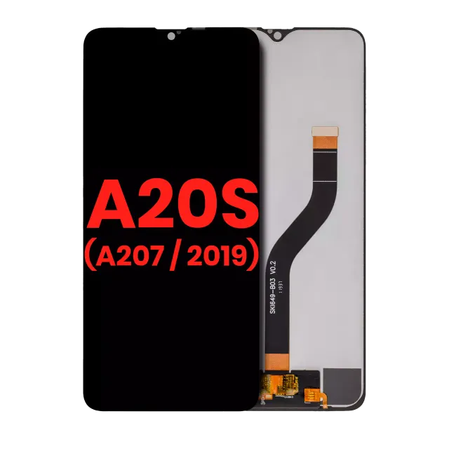 LCD displej bez rámečku pro Samsung Galaxy A20s (A207 / 2019) (Aftermarket Plus) (všechny barvy)