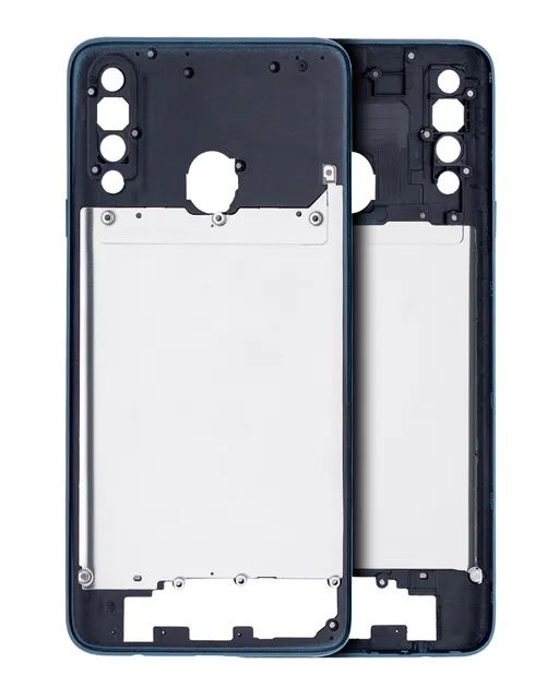 Střední rám (housing) pro Samsung Galaxy A20S (A207 / 2019) (Aftermarket Plus) (zelená)