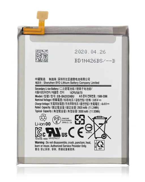Baterie pro Samsung Galaxy A20E (A202 / 2019) / A10E (A102 / 2019) (EB-BA202ABU)